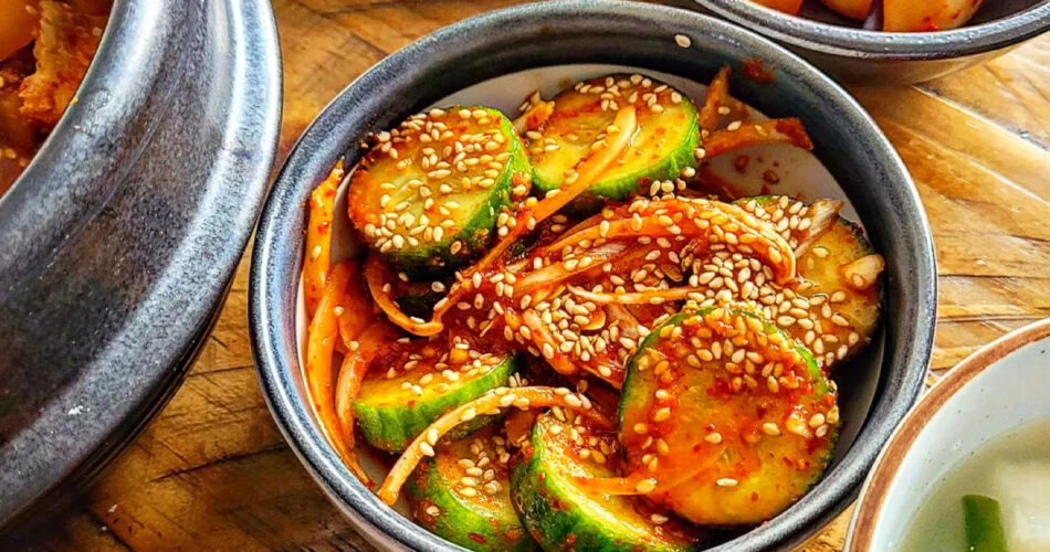 Spicy Korean cucumber salad